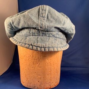 Vintage jean newsboy cap